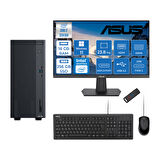 Asus Expertcenter P500MV Intel Core I7-13620H 16GB Ddr5 256GB SSD WIN11HOME 100Hz 23.8 IPS Mon. Minitower Masaüstübilgisayar WB7136216512B0DH01+ZETTAUSBBELLEK