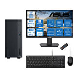 Asus Expertcenter P500MV Intel Core I7-13620H 80GB Ddr5 256GB SSD WIN11HOME 100Hz 27" IPS Mon. Minitower Masaüstübilgisayar WC7136216512B0DH26+ZETTAUSBBELLEK