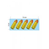 9mm Mermi Folyo Kesim Etiket 5x13 cm