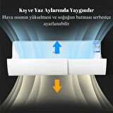 Tak Çıkar Ayarlanabilir Klima Hava Yönlendirici Siperlik Split Tipi Pratik Klima Aparatı