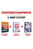4 Sınıf Muhteşem 3 Lü Set (bir Paragraf Bir Problem---dikkatli Deneme Sınavı---hızlı Okuma Kitabım)