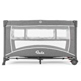 Gulz Raftel Oyun Parkı Bebek Beşik 70x120 Cm + YATAKLI Light Grey