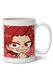 My Hero Academia Kirishima Temalı Baskılı Beyaz Kupa Bardak