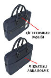 Case Club 2208 Evrak & El Omuz Çantası 15.6 İnç Laptop Bölmeli Omuz Askılı