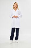İş Önlüğü Alpaka Kadın Beyaz