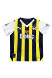 Fenerbahçe Orijinal Lisanslı Çubuklu Çocuk Forma Set 23-24 Miniset Hediyelik Ahşap Kutulu