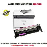 HP 117A-W2073A Kırmızı Çipsiz Muadil Toner-150A-150NW-178NW-179FNW