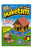 Ahşap Maketim – Minyatür Evim Boyama Seti