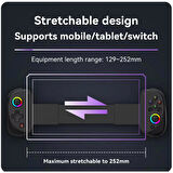 Ozmik D8 kablosuz teleskopik oyun denetleyicisi Bluetooth uyumlu Android IPhone Gamepad için 5.2
