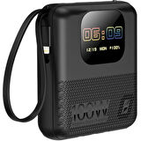 Ozmik M2 Akıllı Saat Ve Power Bank Kombinasyonu HD Bluetooth Arama Süper Büyük Pil Kapasitesi