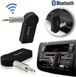 Mikrofonlu Bluetooth Ses Alıcı Araç ve Hoparlör İçin Aux Girişli Kablosuz Dönüştürücü Kiti