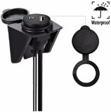 4825 Usb 2Rca 3.5mm Aux Araç İçi Kontrol Paneli Uzatma Ek Kablosu