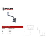 4'lü Set Galvanizli Çelik Kiremit Çatı Kancası