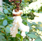 2353 Mercan Sedef el yapımı uzun kolye