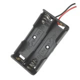 Powermaster IC-233A Plastik Siyah AA 2'li Pil Yuvası (5 Adet)