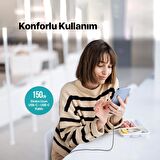 Ttec Super Şarj Örgü Tasarım 1.5Mt 100W Type c Şarj Kablosu Samsung Huawei Macbook Tablet Şarj Kablo