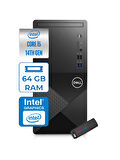 Dell Vostro 3020MT Intel Core I5 14400 64GB 512GB SSD Freedos Masaüstü Bilgisayar ZTN2042VDT3020MTF127+ZETTAUSBBELLEK
