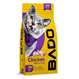 Bado Kedi Maması Tavuklu Yetişkin Kuru 500 gr x 3 Adet