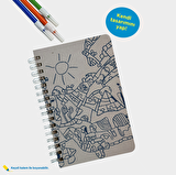 Mustafa Birdal Tasarımlı Zamansız Ajanda (Boyanabilir)