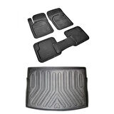 Honda City 2002-2008 3D Havuzlu Oto Paspas ve 3D Bagaj Havuzu Set