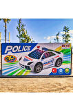 Polis Arabası 3d Işıklı Sesli Sensörlü Dönebilen Araba
