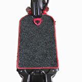 Elektrikli Scooter Aksesuar Koruyucu Paspas Dualtron Achilleus Uyumlu Kırmızı Kurt Nakış Armalı