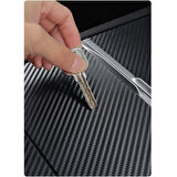 TESLA MODEL Y JUNİPER/MODEL 3 HIGHLAND Orta Konsol Koruyucu Karbon Fiber Görünümlü Kaplama