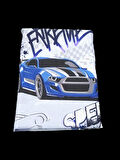 CEYLİN EKO TEK KİŞİLİK NEVRESİM TAKIMI SPEED ARABA MAVİ