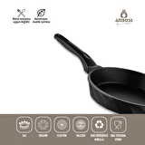 Vento Döküm Titanyum Kaplama Tava 18x5 cm