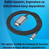 Coofbe 4K 30Hz iphone To HDMI Dönüştürücü Görüntü Aktarım Kablo 2Mt İphone 12 13 14 Pro Max Uyumlu