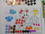 6’lı Mini Dot Marker Kalemi + Nokta Etiketi Seti