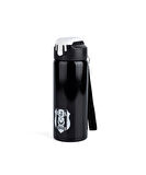 Beşiktaş Lisanslı Logolu Pipetli Çelik Matara 600ML