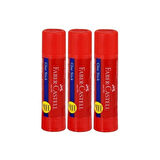 Faber Castell Stick Yapıştırıcı 40 Gram - 3 Adet