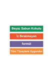 Happy Beyaz Sabun Kokulu Mop Yer Temizlik Havlusu 50 li x 3 Adet