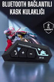 Kask Kulaklık Bluetooth Motosiklet Kulaklık Intercom Su Geçirmez