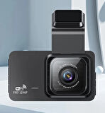 Y11 Pro 1296p Süper HD 3inç Araç içi Kamera -Ön-Arka Görüş Çift Kamera - Türkçe Menü