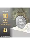 Gp Cr 2016 3v Düğme Pil 25'li
