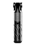 K03 Siyah Kablosuz Kumandalı Telefon Selfie Çubuğu Monopod Ayaklı Tripod Bluetooth Dikey veya Yatay