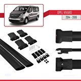 Opel Vivaro B 2014-2019 Arası ile Uyumlu FLY Model Ara Atkı Tavan Barı Siyah 2 Adet