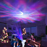 Evyora® Stickerlı ,Kumandalı ASTRONOT Model Gece Lambası