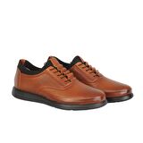 Balayk 066 Taba Lz %100 Deri Erkek Sneakers Spor Ayakkabı