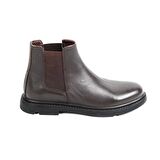 MP 212-4405M %100 Deri Fermuarlı Kışlık Erkek Bot