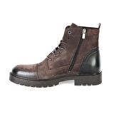 Pierre Cardin 77650 Nubuk Kahve %100 Deri Erkek Bot
