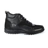 MP 222-4853Mr Siyah Nubuk Deri Erkek Bot