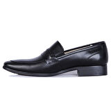 Tek Yıldız 1002 Siyah Kauçuk %100 Deri Erkek Klasik Ayakkabı