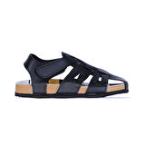 Gezer 00156 Siyah Cırtlı Yazlık Erkek Çocuk Sandalet