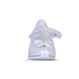 Alens Lunedi Krem Rugan 4Cm Topuklu Kız Çocuk Ayakkabı