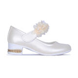 Ayakcenter 26-Herbebe Fırfırlı 3Cm Kız Çocuk Topuklu Ayakkabı