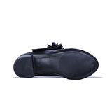 Ayakcenter 26-Herbebe Fırfırlı 3Cm Kız Çocuk Topuklu Ayakkabı