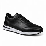 Pierre Cardin 109665 Pc Siyah Hakiki Deri Erkek Sneaker Ayakkabı